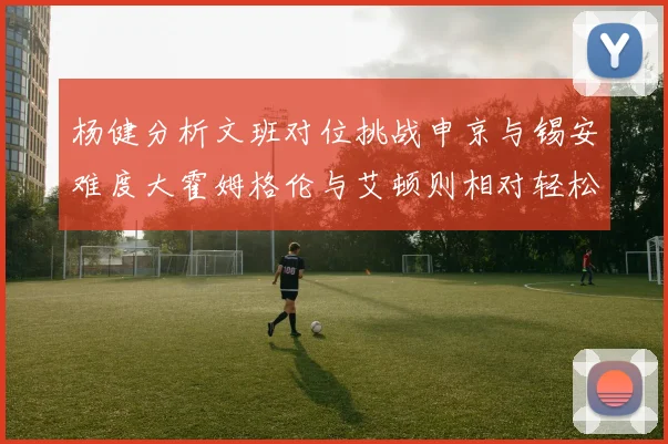 杨健分析文班对位挑战申京与锡安难度大霍姆格伦与艾顿则相对轻松